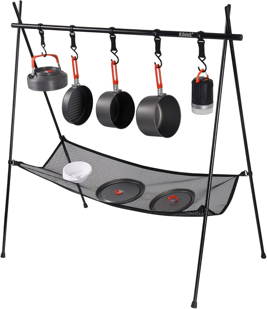 Amazon.co.jp: Ribitek ハンギングラック ハンガーラック